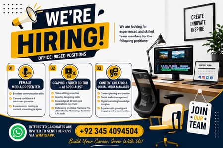 Video Editor & Content Creator and Content Creator & Social Media Mana