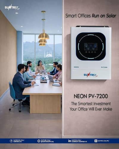 suntrix, Knox inverter & solar plates & batteries