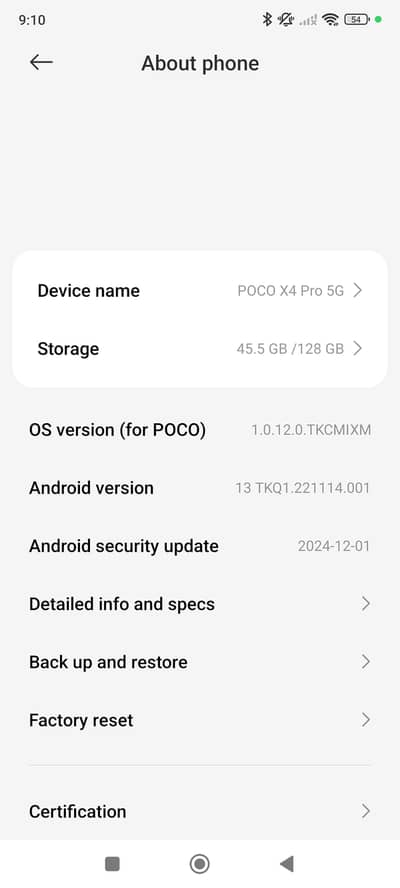 Xiaomi POCO X4 Pro