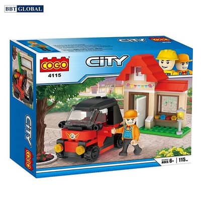 LEGO CITY HOUSE WITH CAR SET COMPLETE