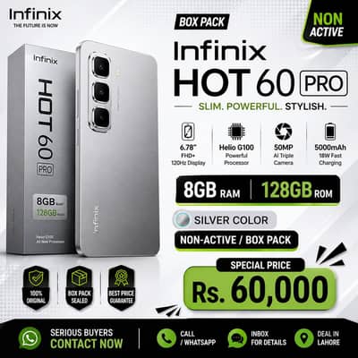 Infinix HOT 60 Pro Box Pack For Sale