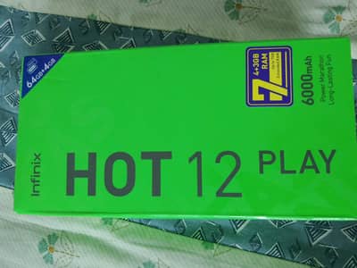 Infinix Hot 12 Play 4GB RAM 64GB Storage | PTA Approved