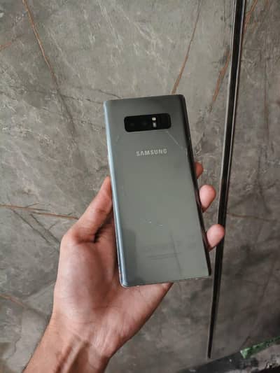 Samsung Mobile Note 8 pta approved offlicel complete box sath ha