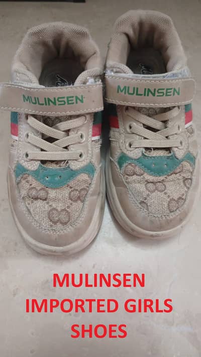 Mulinsen Imported Girls Shoes, good condition