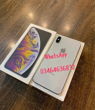 Apple iPhone XS Max 256GB PTA approved full box delivery all Pakistan