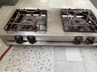 2 burner stove used 6000 rs gulshan