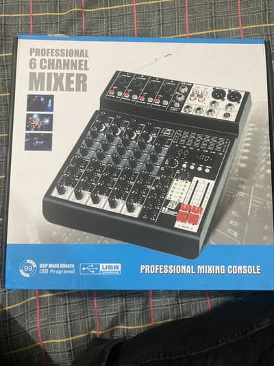 Professional mixer 6 channel