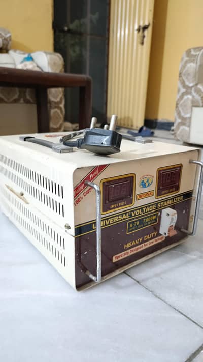 Universal 7000W Heavy Duty Voltage Stabilizer (A-70) - 100% Copper