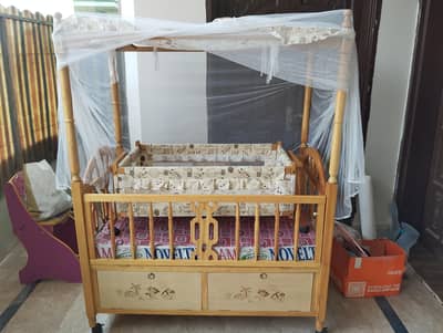 Wooden Baby Cot