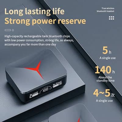 M90 Pro Gaming Earbuds | 140H Battery | LED Display*