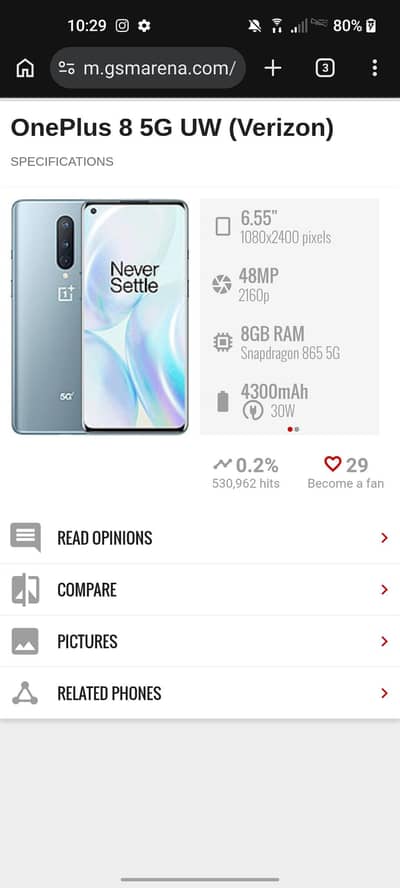 One plus 8 5g 8/128 exchange possible