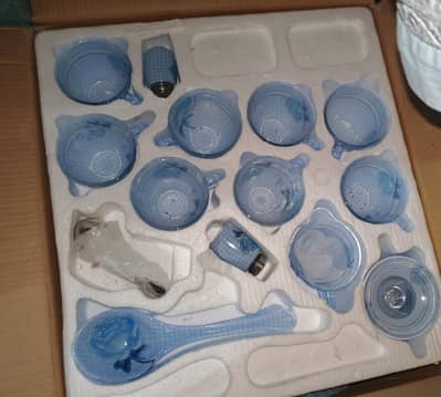 New glass dinner set 72 piece