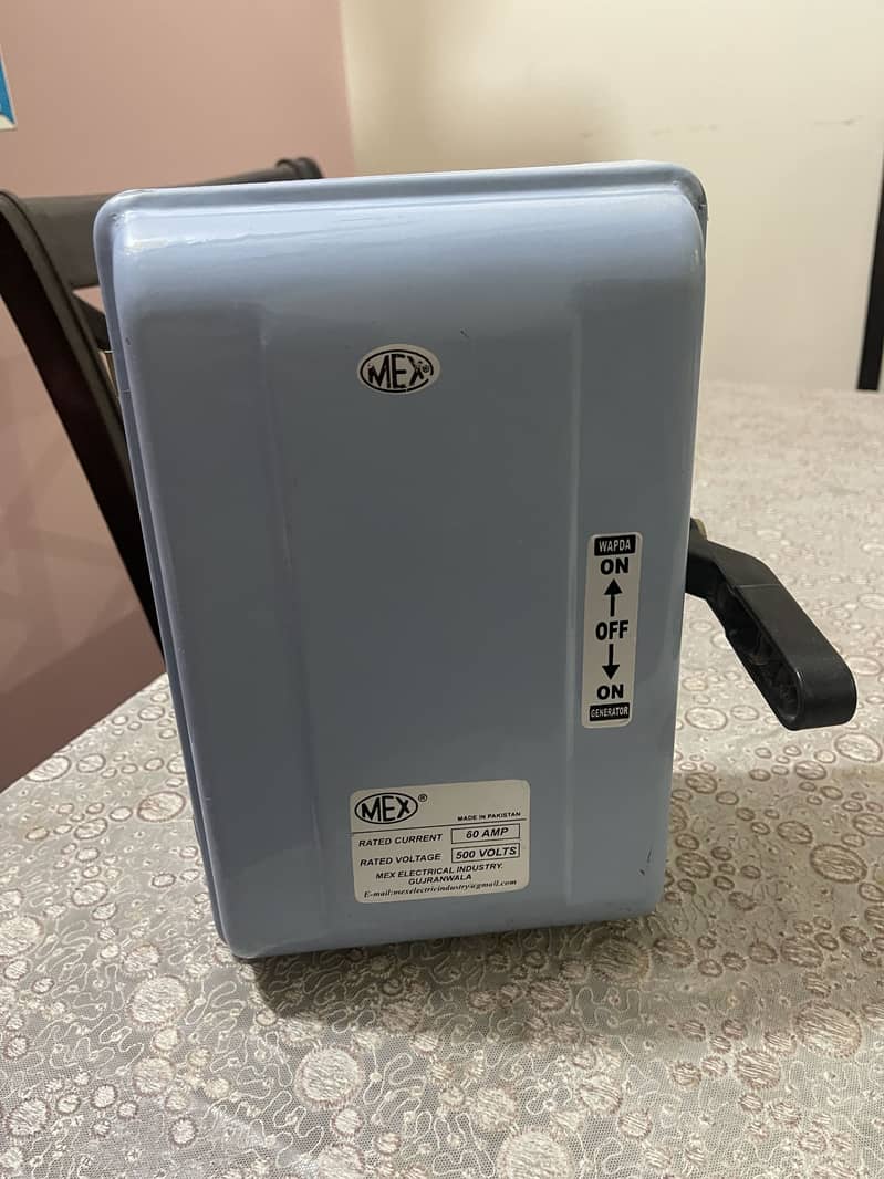 Electrical change over switch 1