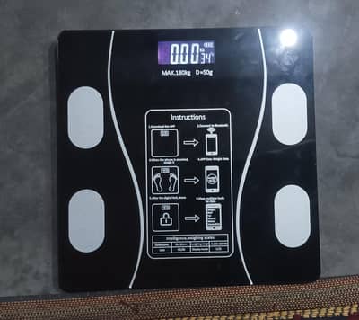 Body weight measuring scale