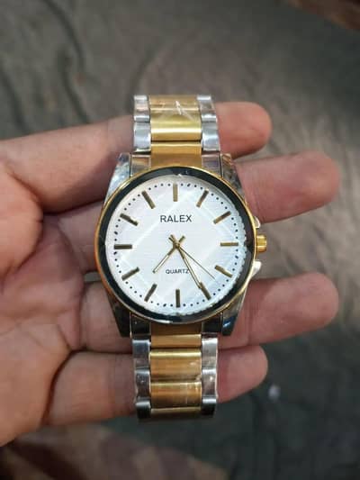 Ralex gold plated watch for men