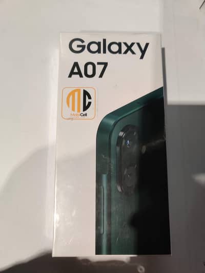Samsung Galaxy A07 –4/128 Box Pack | Brand New