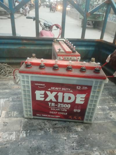 Exide 2 Batteries for sale