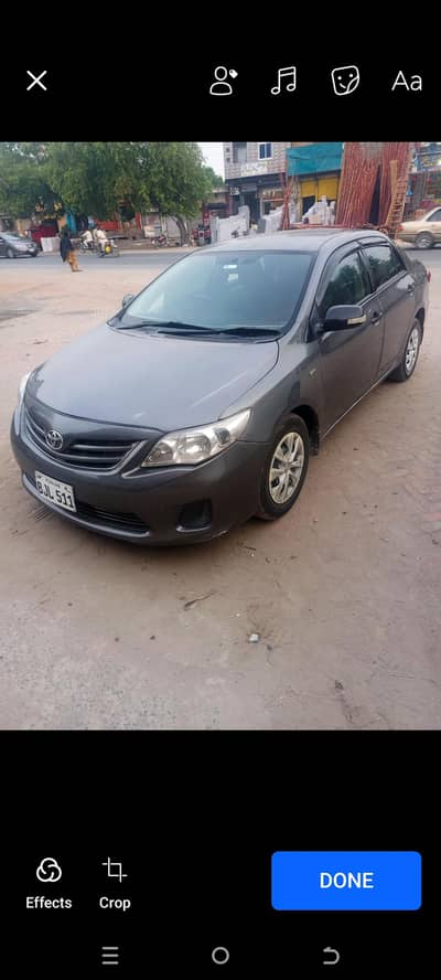Toyota Corolla XLI 2012