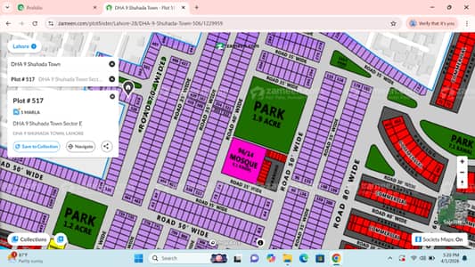DHA 9 Town 5 Marla Possession Plot