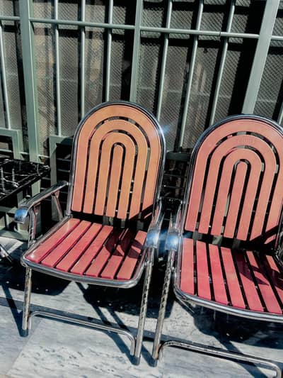 6 Stainless Steel Arm Chairs | Heavy Quality | Excellent Condition
