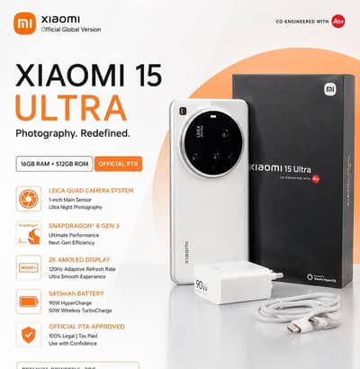 Xiaomi 15 ultra official pta 16.512 global