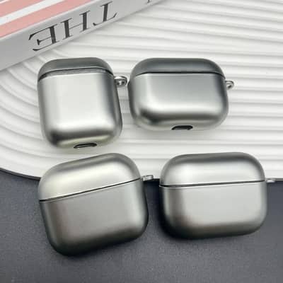 Premium Metallic Chrome Wireless Earbuds (New