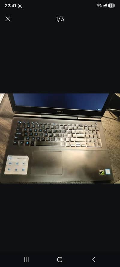 Del laptop wotg 1050 card