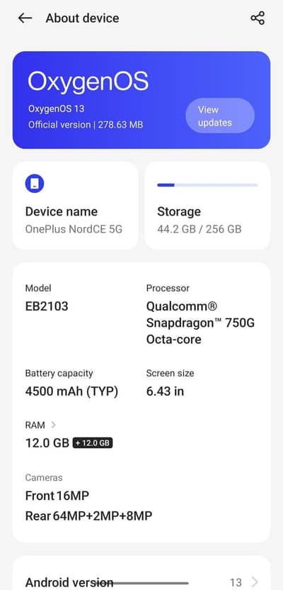 One plus Nord Ce, 5g 12/256 not open repair