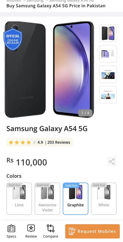 Samsung Galaxy A54 5G 128GB