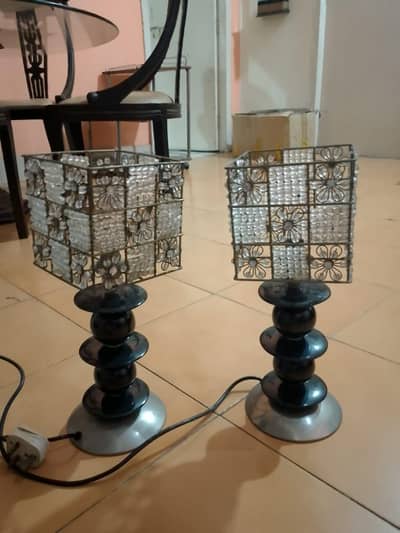 beautiful fancy table lamp & Gas heater