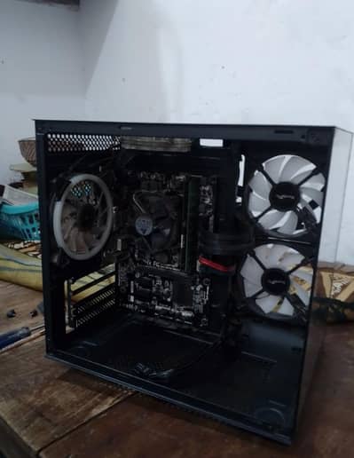 PC parts Motherboard Ram Processor and SSD