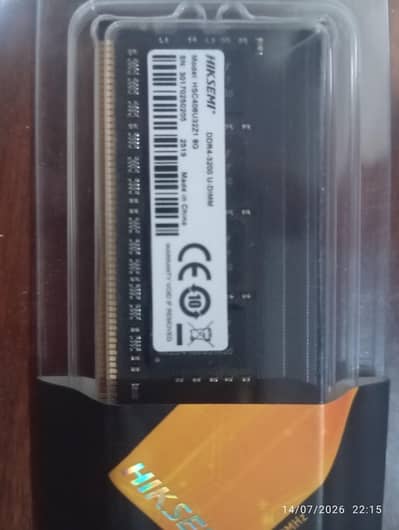 ​Hiksemi Hiker DDR4 Desktop RAM, 8gb, 3200MHz
