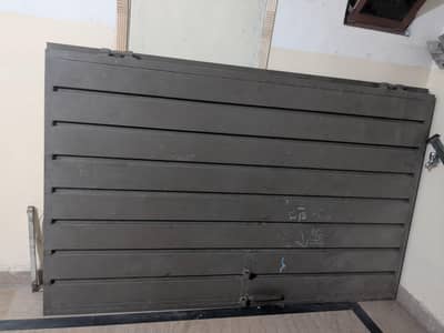 2 metal door  heavy weight 7 ft height or 10 foot 03206779959 only cal