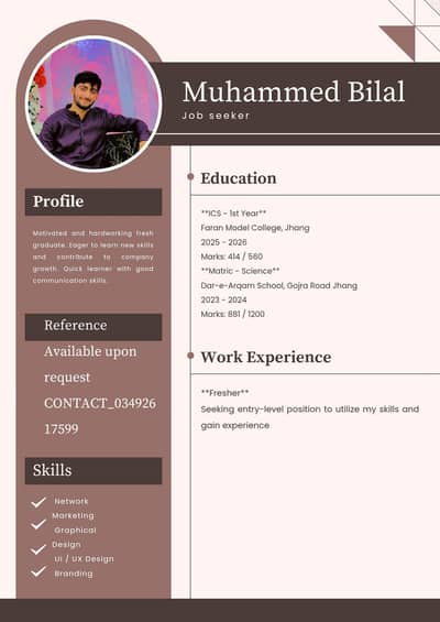 Professional CV Banwaen | 200 Rs | 2 Ghante Delivery