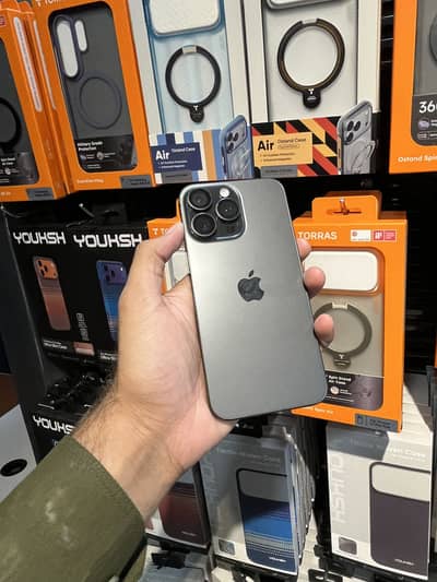 iPhone 15 pro max pta approved 256Gb black colour