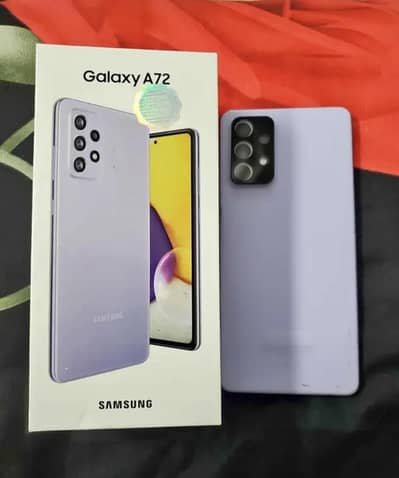 Samsung Mobile A72  for sale with box