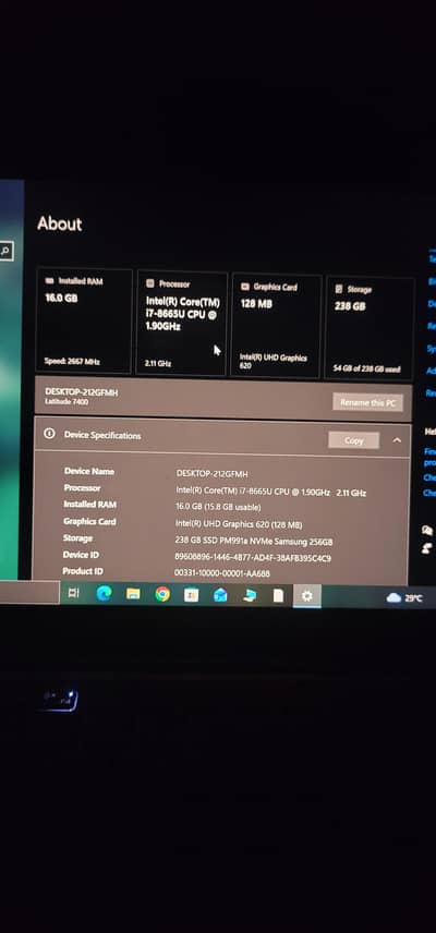 dell latitude 7400