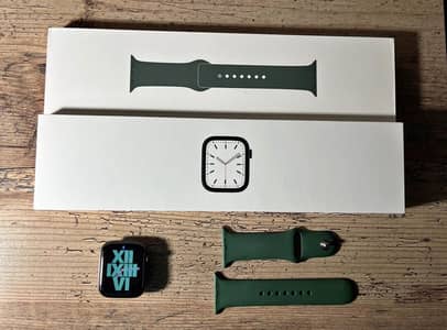 Apple Watch series 7 45mm complete box green colour