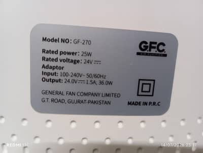 GFC air purifier