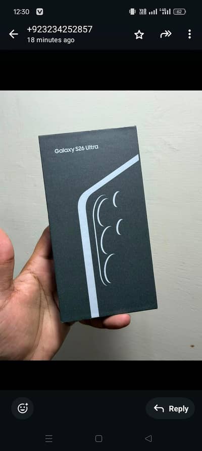 Samsung Galaxy S26 ultra PTA approved lush Condition  12/512