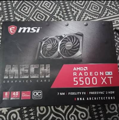RX 5500XT 8 GB DDR 6 [ read description ]