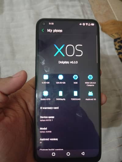Infinix Note 7 Look like new 10/9 comdition