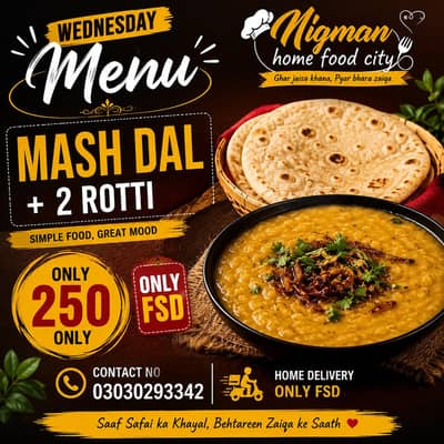 daily menu 1 person meal