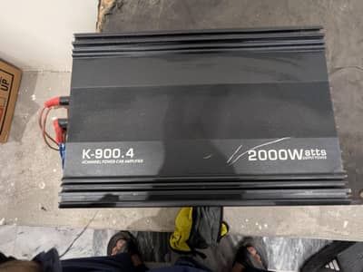 K-900 2000 watts amplifier 4 channel