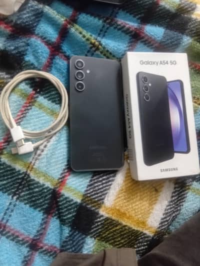 Samsung Mobile A54 5G 8/128GB with box official PTA Proved