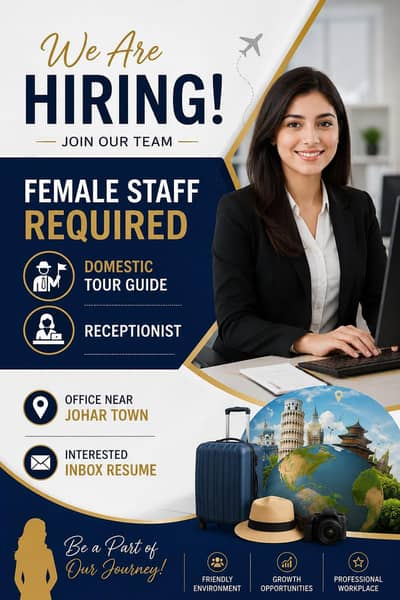 Female Tour and Receptionist
