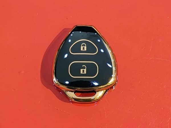 Glossy Black Key Case Cover for 2009-2012 Toyota Corolla