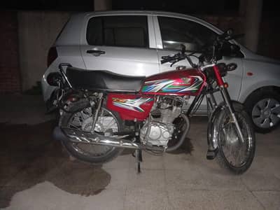 Honda Cg 125 just 1800 kms driven