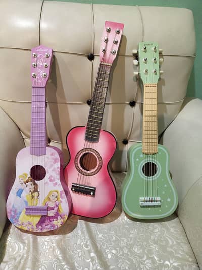 wooden guitar