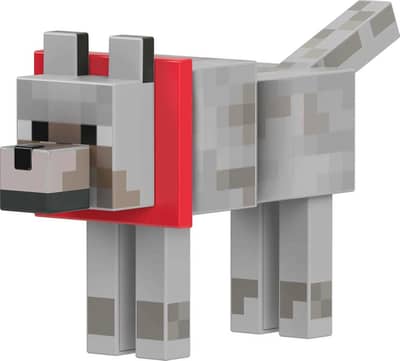 mine craft dog action figure